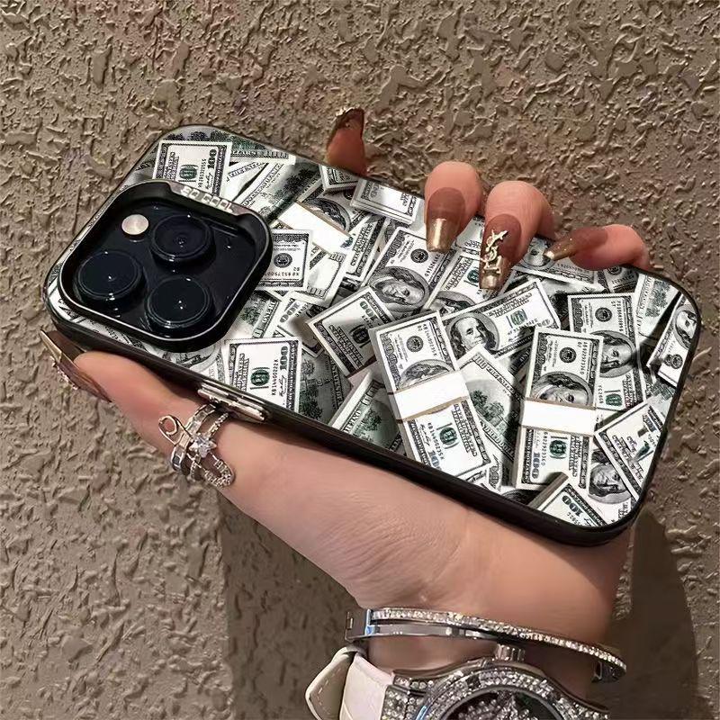 Cross Simple Cash Compatible Apple Phone Case for 16/15pro/14/14pro/15promax/13/12 - Stylish & High-End