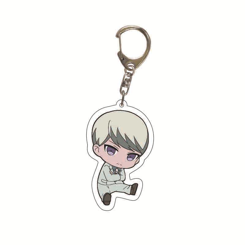 Danganronpa Monokuma, Makoto Naegi & Junko Enoshima Acrylic Keychain Charm Figure