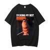 Non Mi Piace Questa Maglietta Rock Divertente Marcus Il Verme Meme Maglietta Uomo Donna Moda High Street Cotone di Alta Qualità Magliette