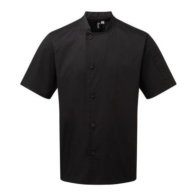 Premier Adults Unisex Essential Short Sleeve Chefs Jacket