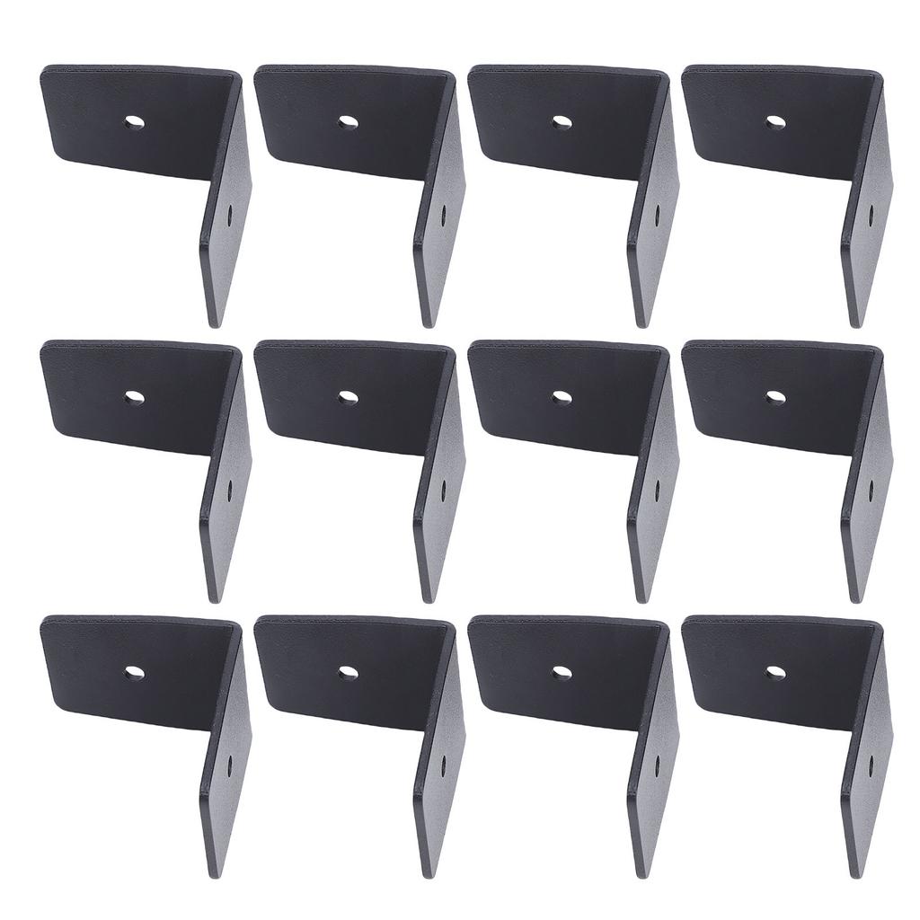 P gola Hardware Raft  Clips Black Galvanized Steel   Clips with Screws for Wood Timb  Beam Ceiling Joist