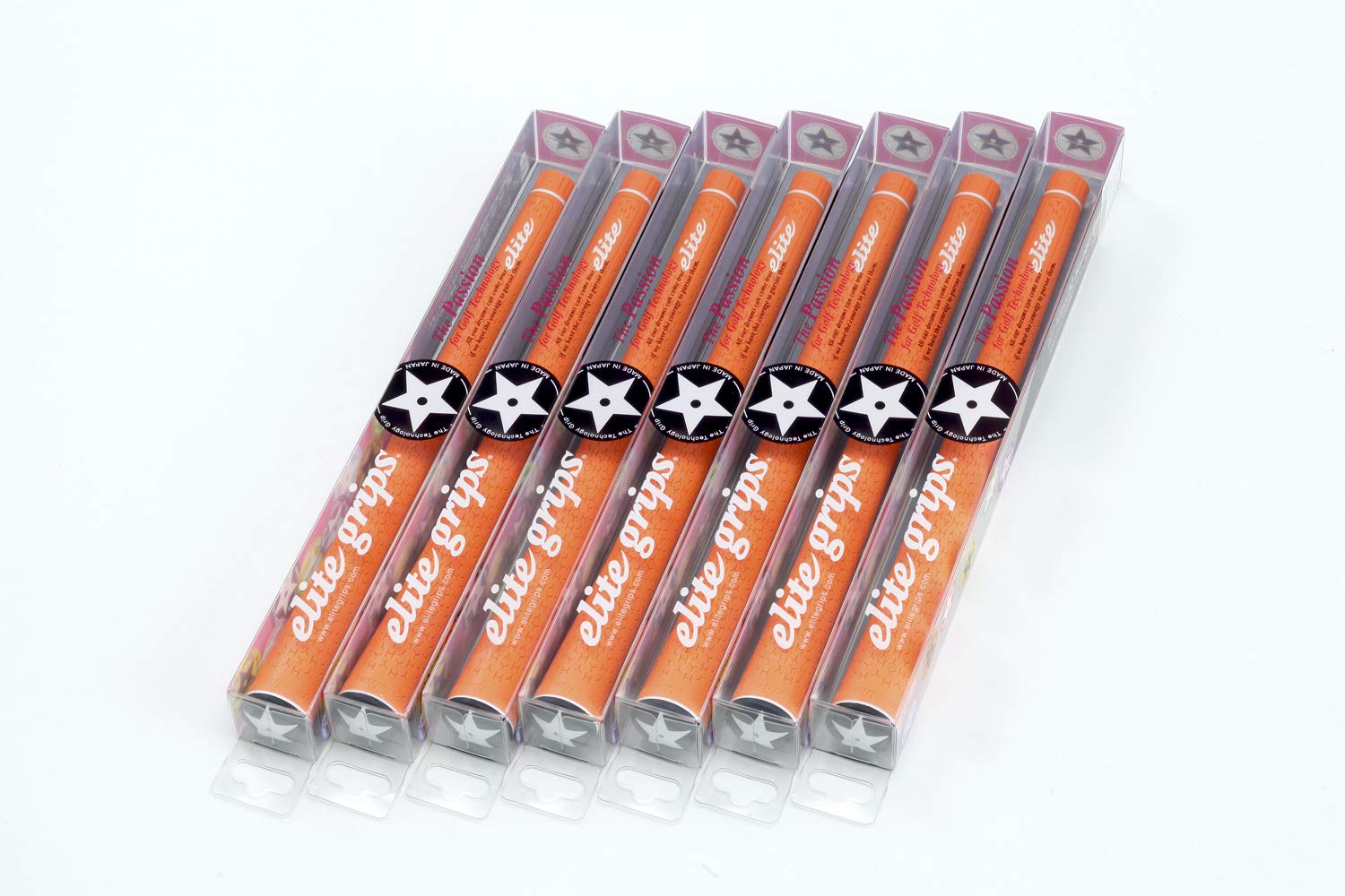 

elitegrips Гольф Грипсы Y360SH набор Дикий Оранжевый Без задней линии 7 штук