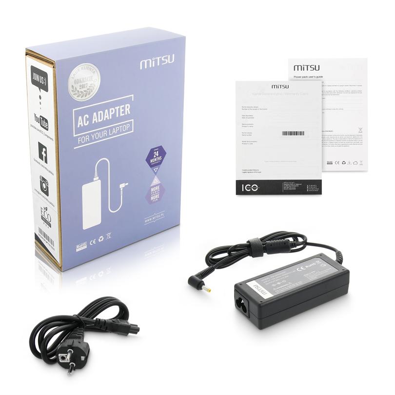 Charger for Lenovo 20v 3.25a 65W 4.0x1.7mm