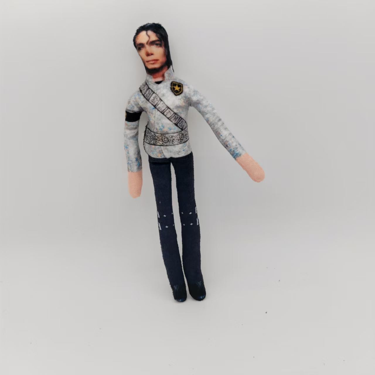 Michael Jackson Verstelbare Gewrichten Pluche Knuffelpop Anime Cosplay Prop Actiefiguur Huis Kamer Decoratie Verzamelsieraad Cadeau Voor Fans 28cm