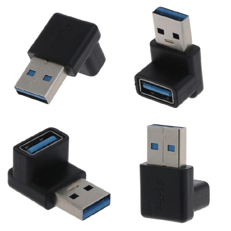 90 Degree USB3.0 Vertical 90° USB 3.0 TypeA Male Female Converter Adapter