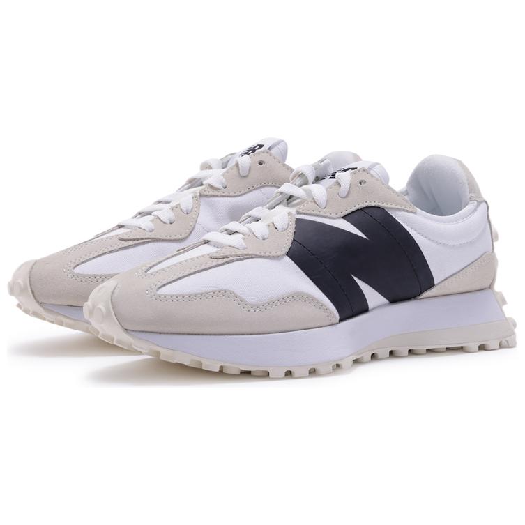 New Balance Nb 327 Trendy Comfortable Versatile Low-Top Lifestyle Casual Shoes Women Sneaker Off-White Black WS327AW