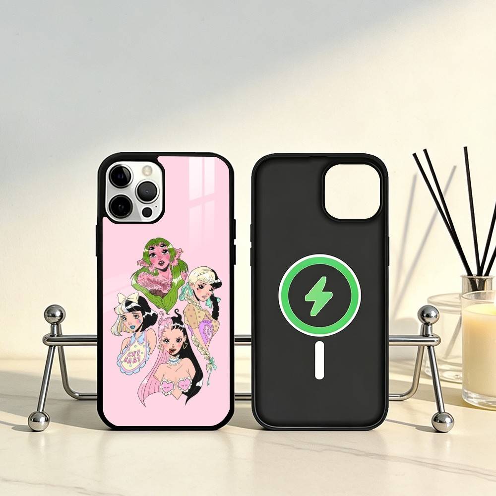 M-Melanie Martinez Portals Phone Case For iPhone17,16,15,14,13,12,11 Plus,Pro Max Magnetic For Magsafe Wireless Charging
