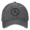 Black Mesa Half Life Lambda Baseball Cap Game Vintage Unisex Adult Trucker Dad Hat Design Outdoor Sun Snapback Cap Gift Idea