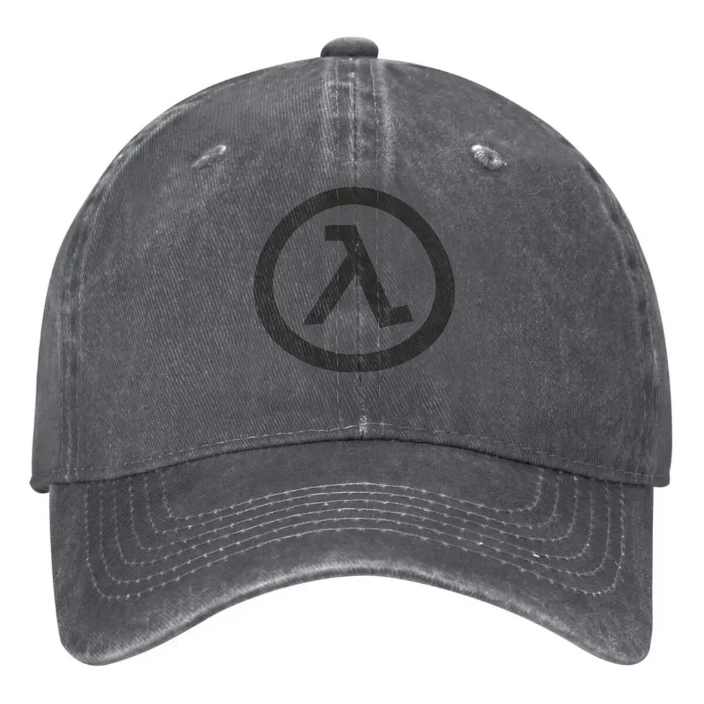 Black Mesa Half Life Lambda Baseball Cap Game Vintage Unisex Adult Trucker Dad Hat Design Outdoor Sun Snapback Cap Gift Idea