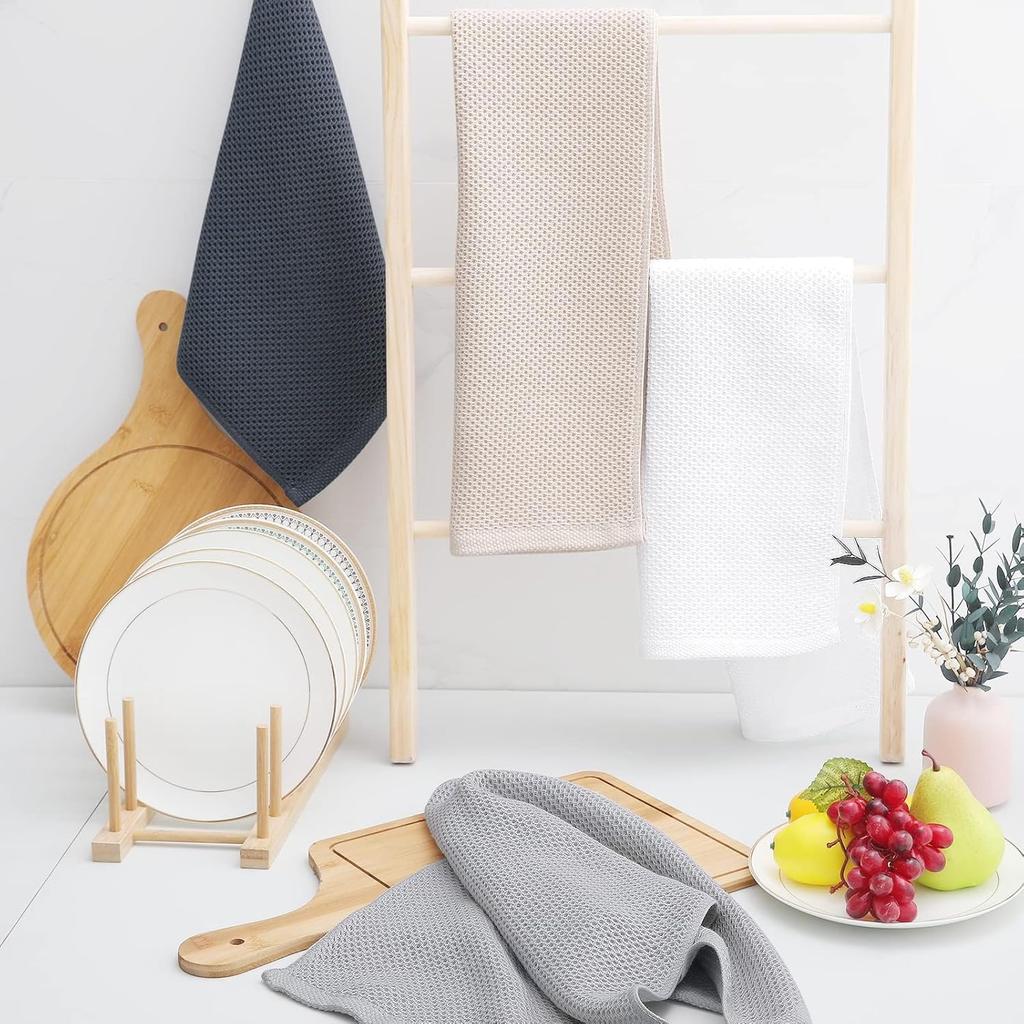 Panos Kitchen Nordic Waffle Kitchen Set of 34 X 73 White Cloths, Style, Dishcloths, Dishcloths, Children's Towels, Towels, 4, Cm,