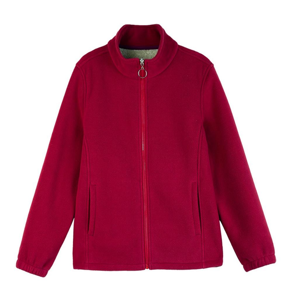 Plus Samt Kurze Jacke Damen Winter Frühling und Herbst Polarfleece Verdickt Herbst und Winter Pullover