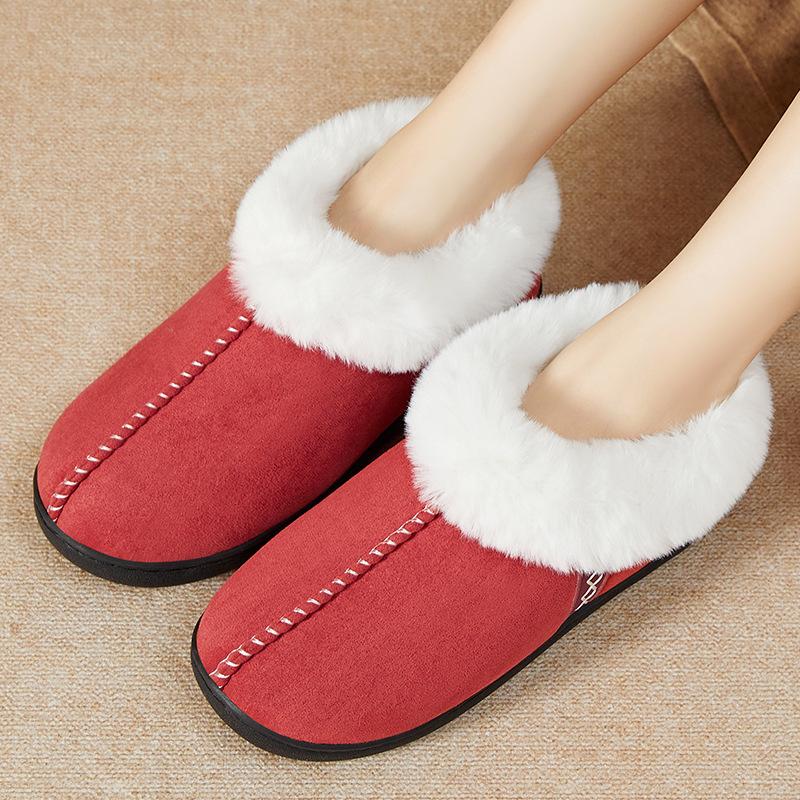 Mao Mao Slippers Women's Winter New Wholesale Casual Women's Shoes Warm and Comfortable Home Piled Thickened Cotton Slippers