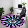 1pc Cosmic Eye Mandala Carpet, Round Non Slip Durable Large Size Office Carpet, Suitable for Office