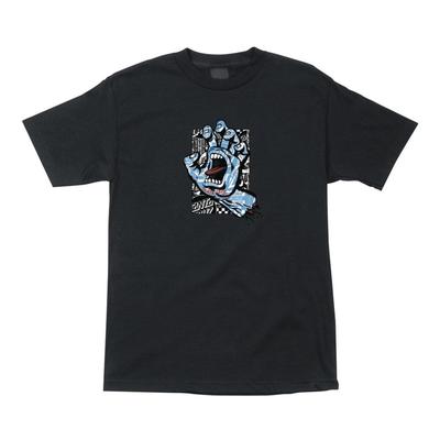 Santa Cruz Skateboards Shirt Flier Hand Black