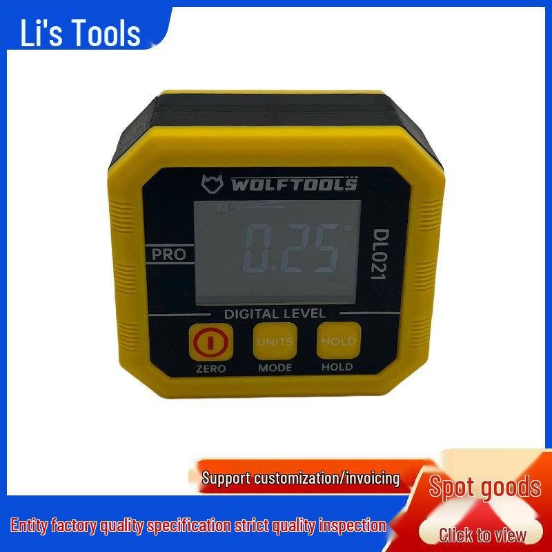 Digital Display Magnetic Inclinometer with Four-Sided Magnet for Angle and Slope Measurement