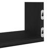 Wall Shelves 3 pcs. Black Oak Look 58 x 18 x 18 cm Engineered Wood