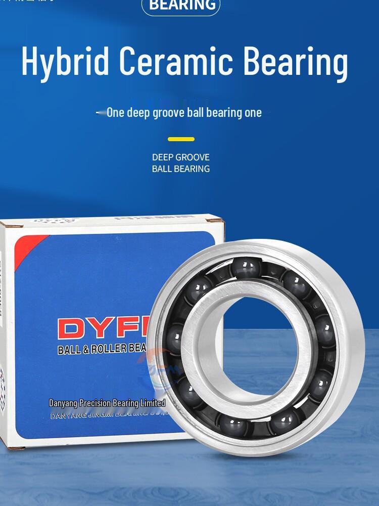 

Гібридні керамічні кулькові підшипники ZZRS (Розміри 6200-6206) Bearing Steel Hybrid 608 (High Speed)
