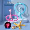Luminous Telescopic Giraffe Robot Toy with Suction Cup - Creative and Educational Kids' Cartoon Toy