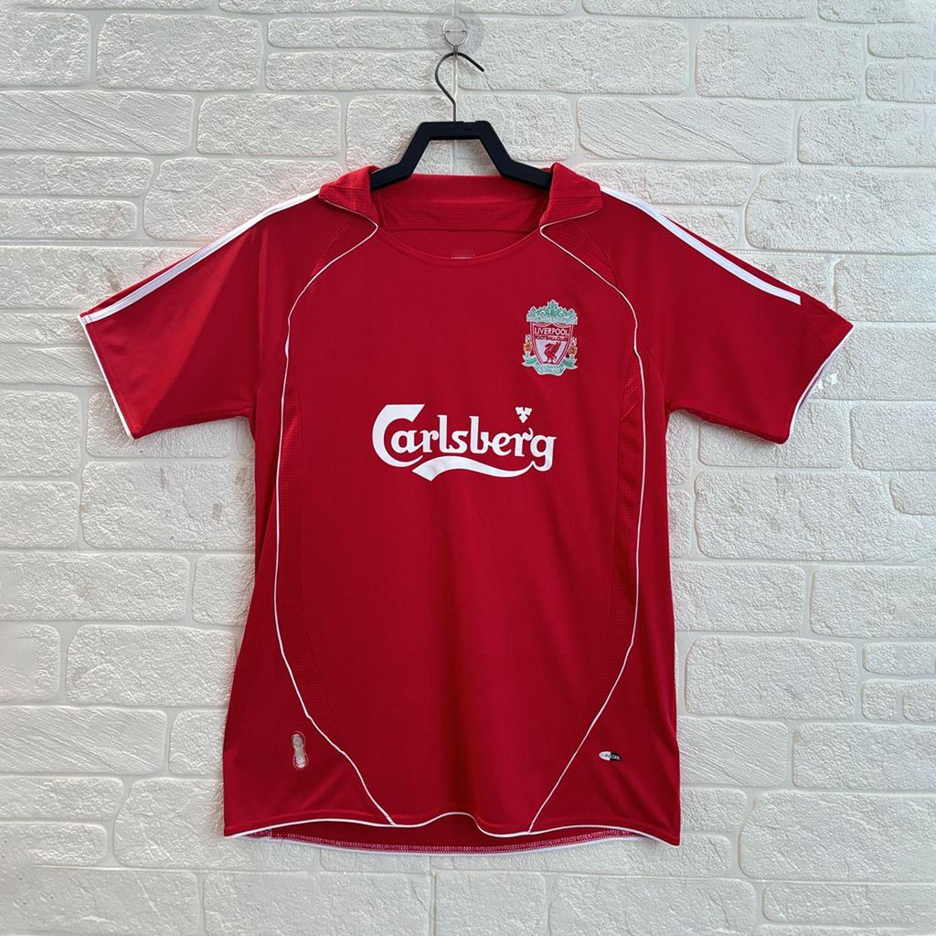 Arsenal '05-'06, Liverpool '06-'07 & AC Mailand Kaka, Henry & Gerrard Retro Trikot Kurzarm