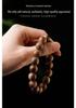 Genuine Hainan Oriole Green Qinan Agarwood Prayer Beads Bracelet for Men and Women