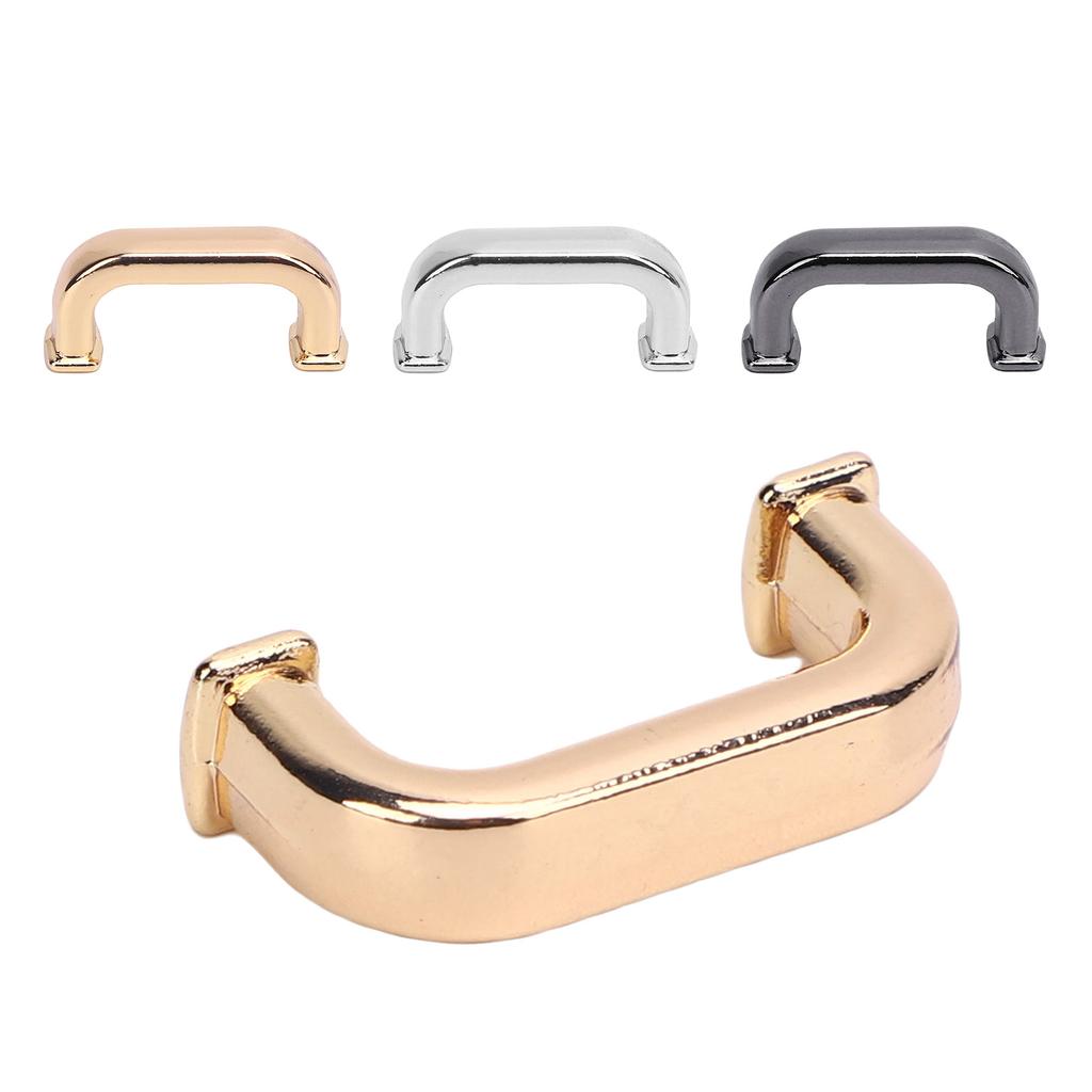 20 Pcs Arch Bridge Buckle Square 17x8x5mm Alloy D Ring Connector Buckle with PH Screws for Bag Handb