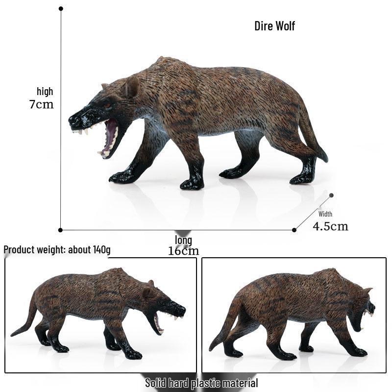Animal Model Simulation Toy: Woolly Rhinoceros, Dunkleosteus, Deinotherium, Mammoth, Smilodon, Thunder Bird