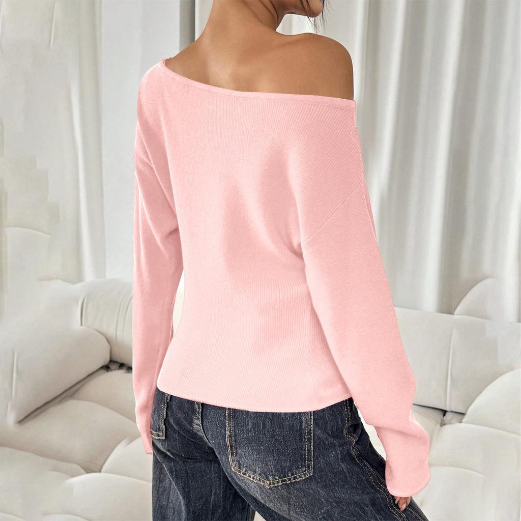 Women's Fashionable Long Sleeve Elegant Commuting And Casual Top