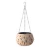 Outdoor Hanging Imitation Rattan Planter