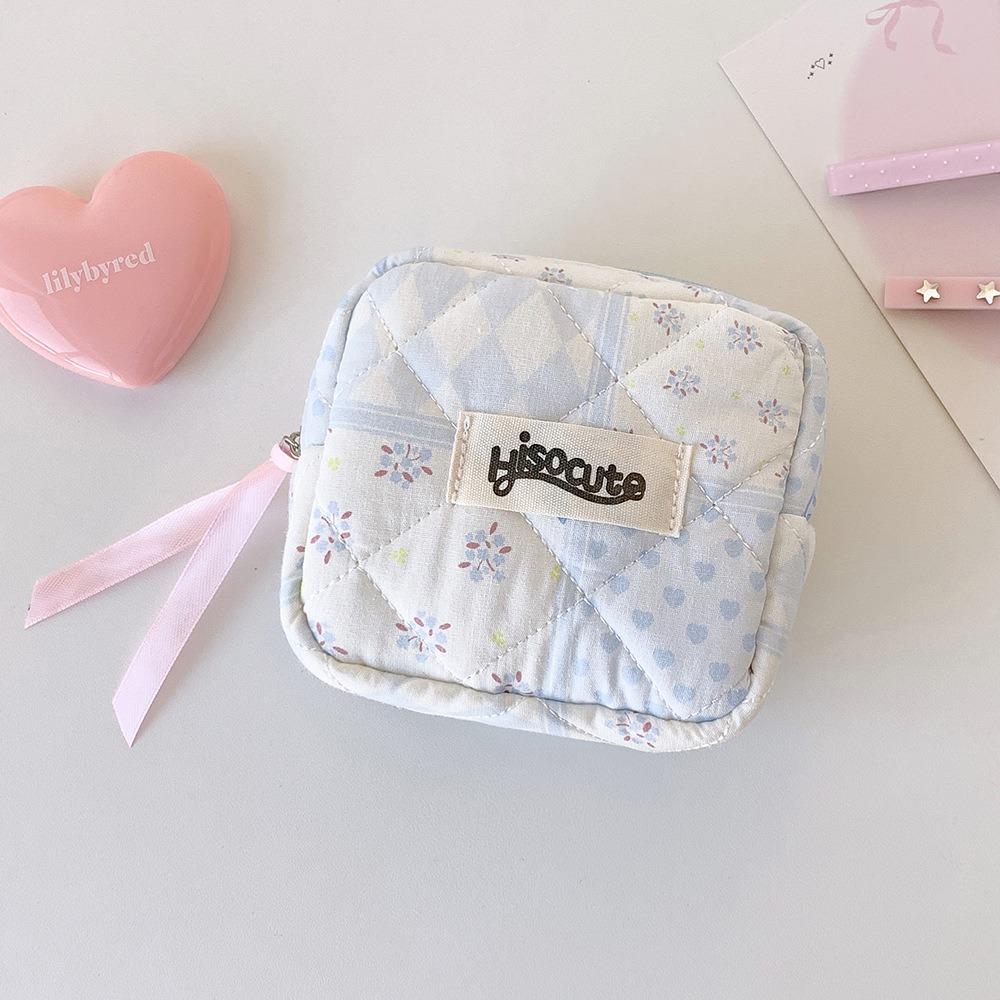 Multipurpose Sanitary Pads Bag Data Cables Organizer Napkin Organizer Bag Portable Cosmetic Bag