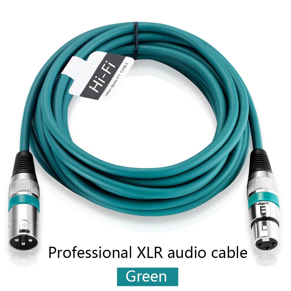 XLR Male To Female Cable Professional Microphone Extension Cable For Recording Mixer Balanced Speaker Mic XLR 3Pin Audio LinesGood Product