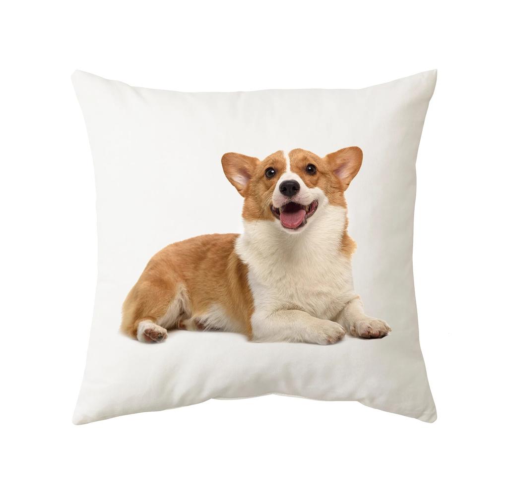 45x45cm Cute Cat Cushion Cover Polyester Throw Pillow For Bed Living Room Sofa Office Seat Car Kids  Decor Home