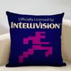 Fashion I-Intellivision Cushion Cover Natural Linen Organic Fabric Double-Sided Printing Sofa Home Decor Gift Pillow Cover