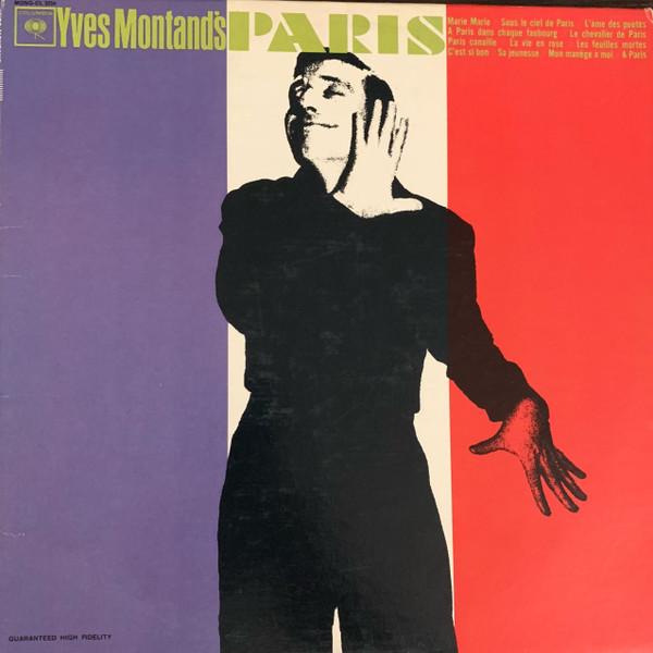 

LP Record YVES MONTAND Yves Montands Paris XLP77825 Columbia 1964 US Pop Used