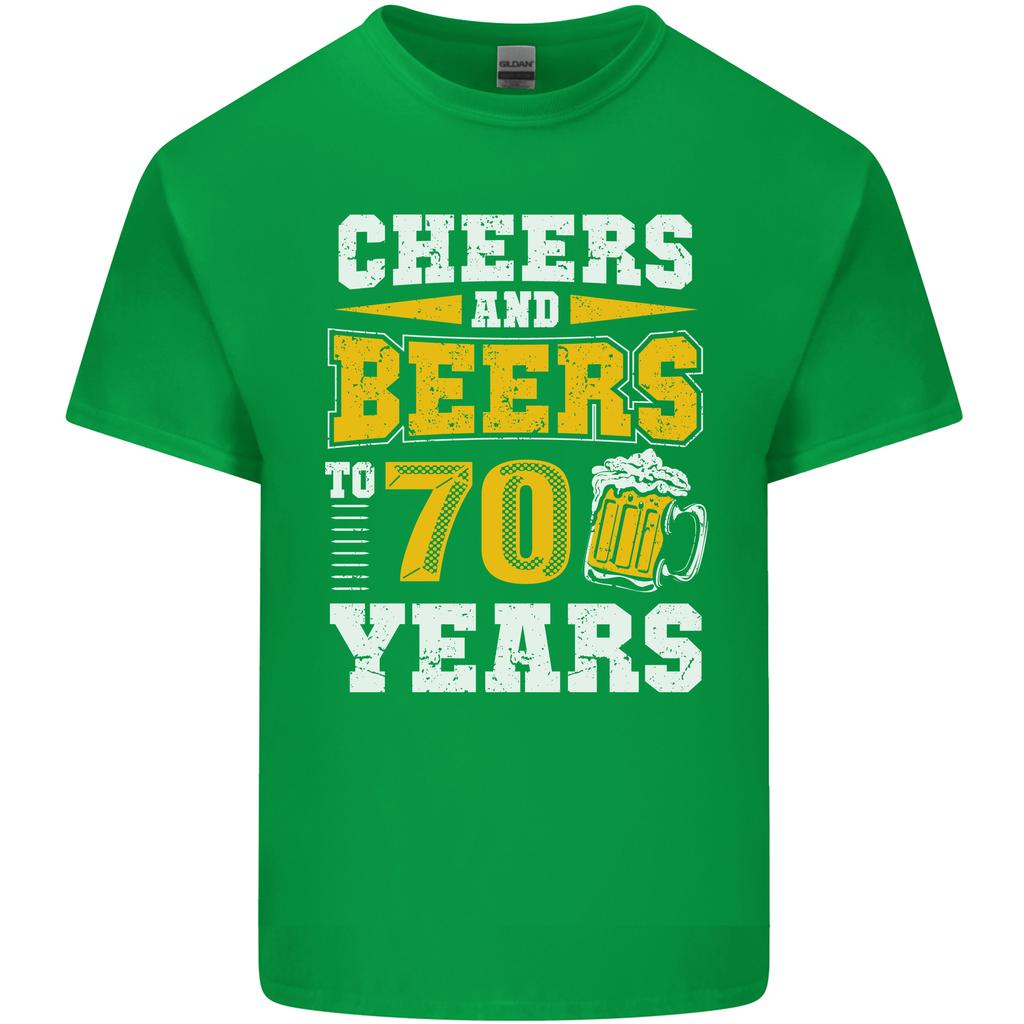 70th Birthday 70 Year Old Funny Alcohol Unisexs Light Cotton TShirt