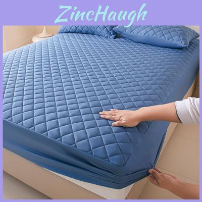 Polyester Bed Cover With Solid Color Design For Bed Protects Mattress And Prevents Dust