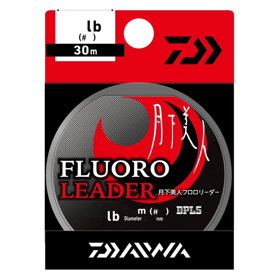 Daiwa Fluorocarbon Line Gekka Bijin Fluoro Leader 30m Natural Clear (DAIWA) 7lb.