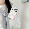 High-End Glitter Rabbit Elephant Phone Case for iPhone 17, 16 Pro Max, 15, 14
