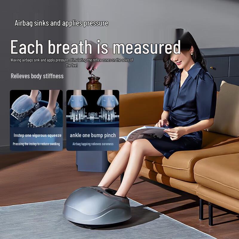 CHIGO 6D Airbag Foot Massager with Heat CN plug (adapter included)