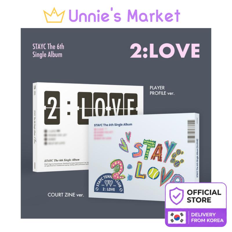 [Предзаказ] STAYC [2LOVE] 6-й сингл-альбом + Бесплатный подарок Random ver.
