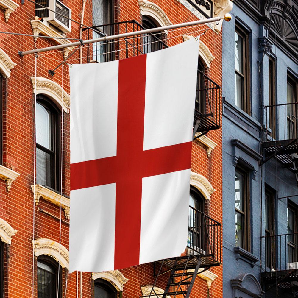90x150cm 3x5 Ft England Flag Polyester St George Cross Flag with Grommets English National Flags Parade/Festival/Home Decoration