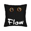 Flowing Movie Cat Pillowcase Printing Polyester Cushion Cover Decor Cartoon Animated Movie Pillow Case Cover Home Square