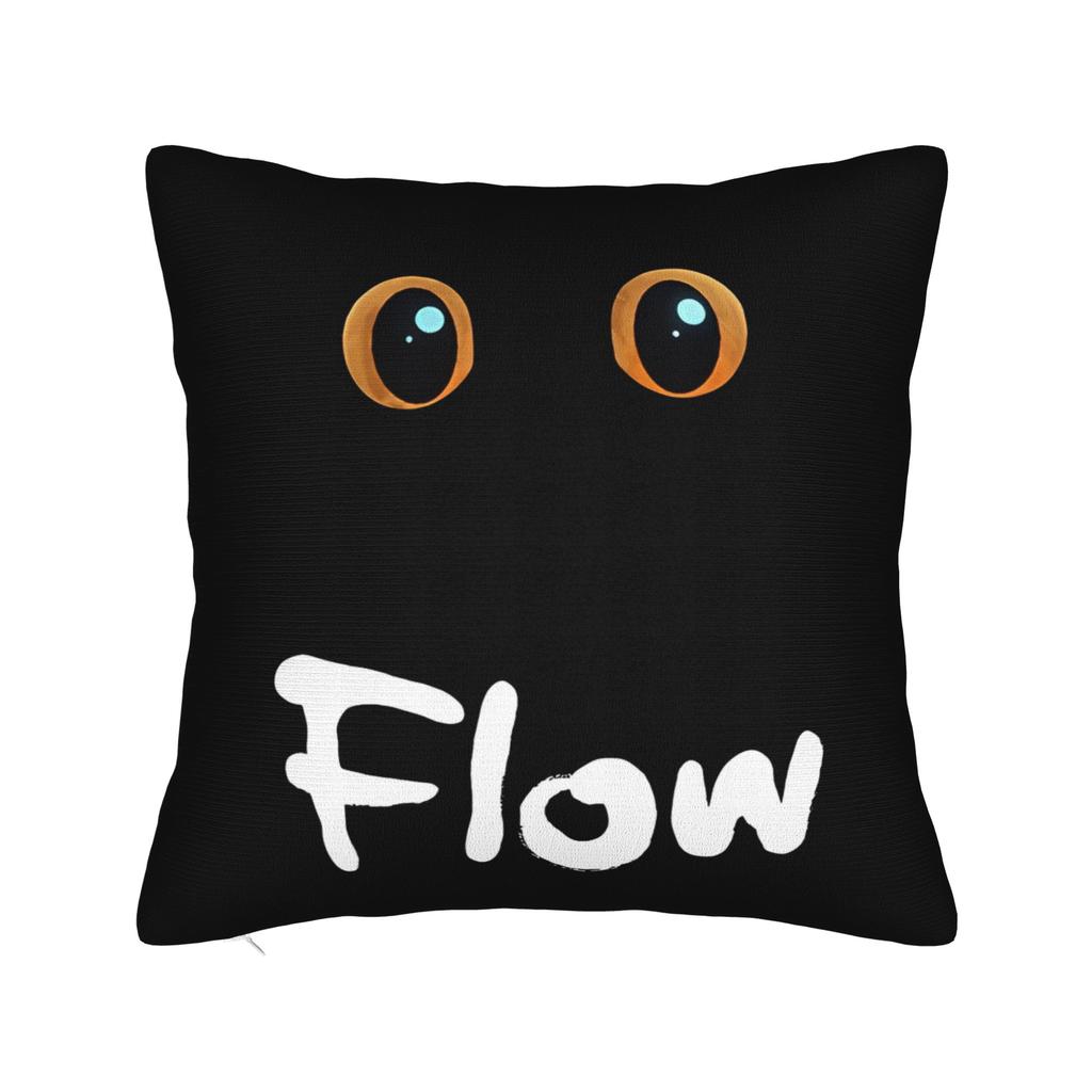 Flowing Movie Cat Pillowcase Printing Polyester Cushion Cover Decor Cartoon Animated Movie Pillow Case Cover Home Square