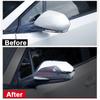Bil Auto Karbonfiber Side Bakspeildeksel Skall Trim For Toyota C-HR CHR 2016 2017 2018 Tilbehør