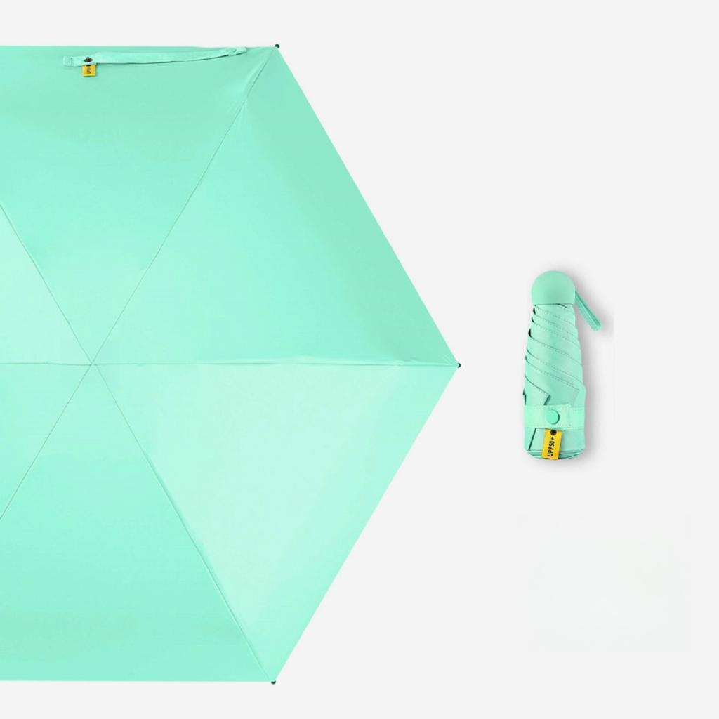 6-Ribs Sun Umbrella Portable Mini Umbrella Sun Protection Capsule Umbrella Parasol with Box Uv Folding Pocket Umbrella