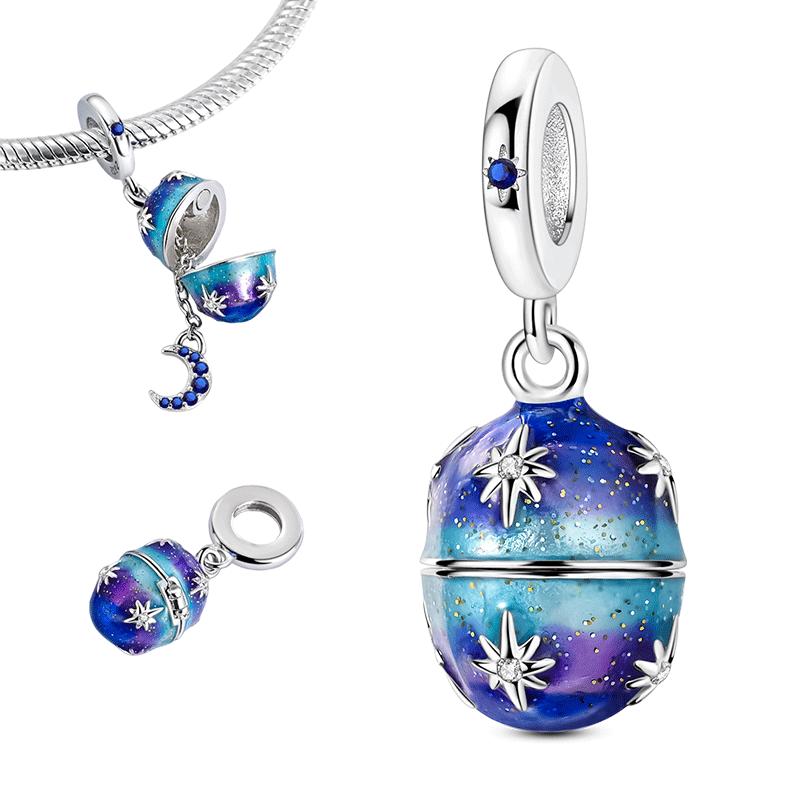 Matryoshka Doll Copper Can Be Opened And Closed Charms Pendant Fit Bracelet Jewelry Women Making Diy Gift Accessory