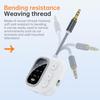 2 in 1 aptX-Adaptive AD/HD/LL AAC Bluetooth Audio Transmitter Receiver 3.5MM AUX HiFi Music Multipoint Airplane Wireless Adapter