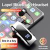 K55 Wireless Bluetooth Clip-on Earphones with Digital Display for 15-Hour Play - Perfect for Sports and Business.
