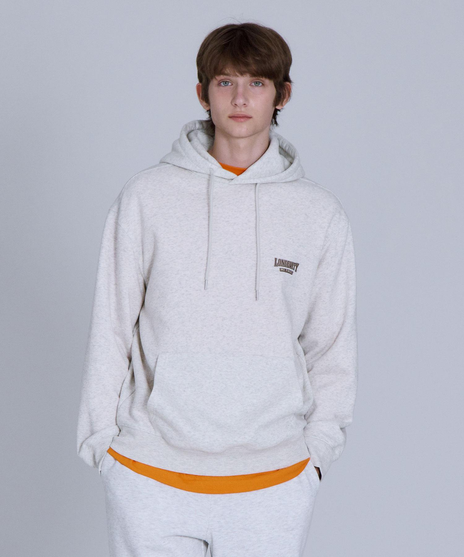 Basic House Uni Brushed Terry Hoodie Oatmeal Lats7102 Ot/090