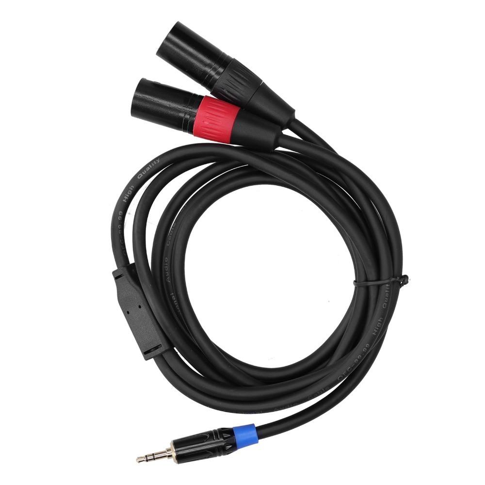 3pin XLR Male 3.5mm Male To Dual 2 XLR Male Plug Male To Dual XLR Connector  Audio Equipment