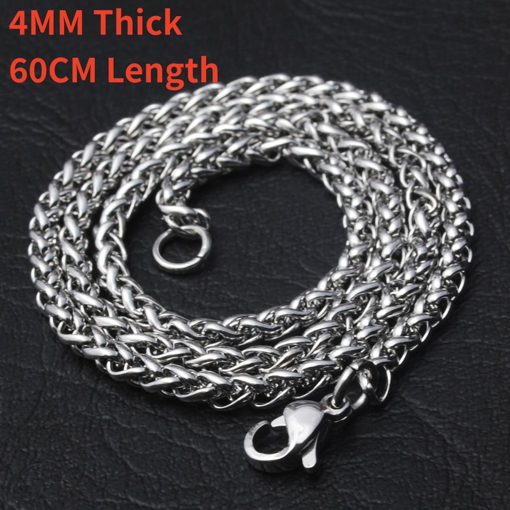 YQ Viking Crow 316L Stainless Steel Pendant Necklace For Men Punk Pirate Chain Jewelry Accessories